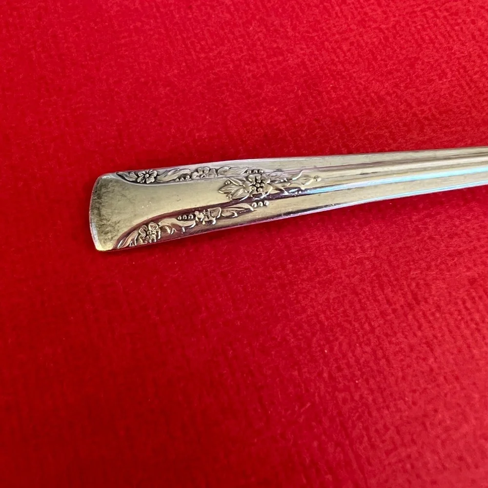 Camelia Silverplate Demitasse/Baby Spoon